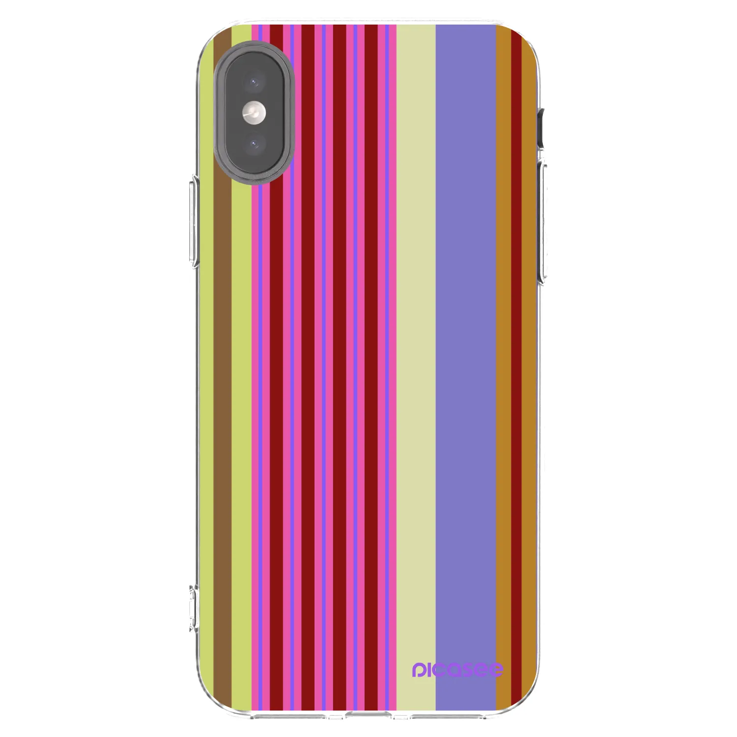 Picasee silikonowe przeźroczyste etui na Apple iPhone X/XS - Late checkout