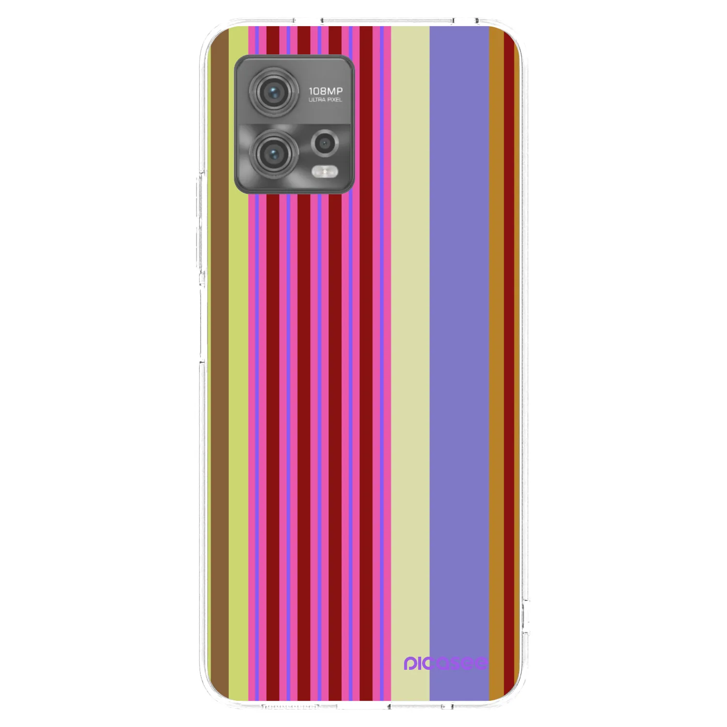 Picasee silikonowe przeźroczyste etui na Motorola Moto G72 - Late checkout