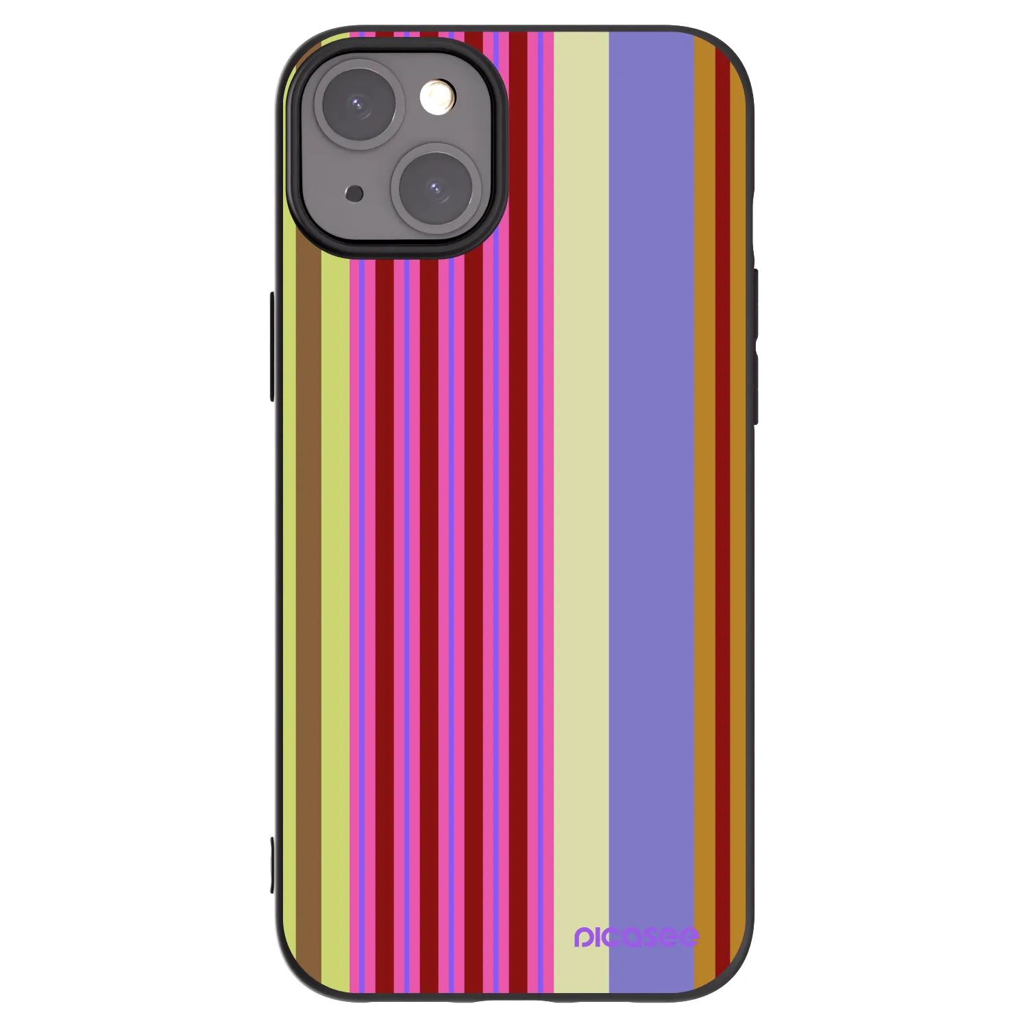Picasee silikonowe czarne etui na Apple iPhone 15 Plus - Late checkout