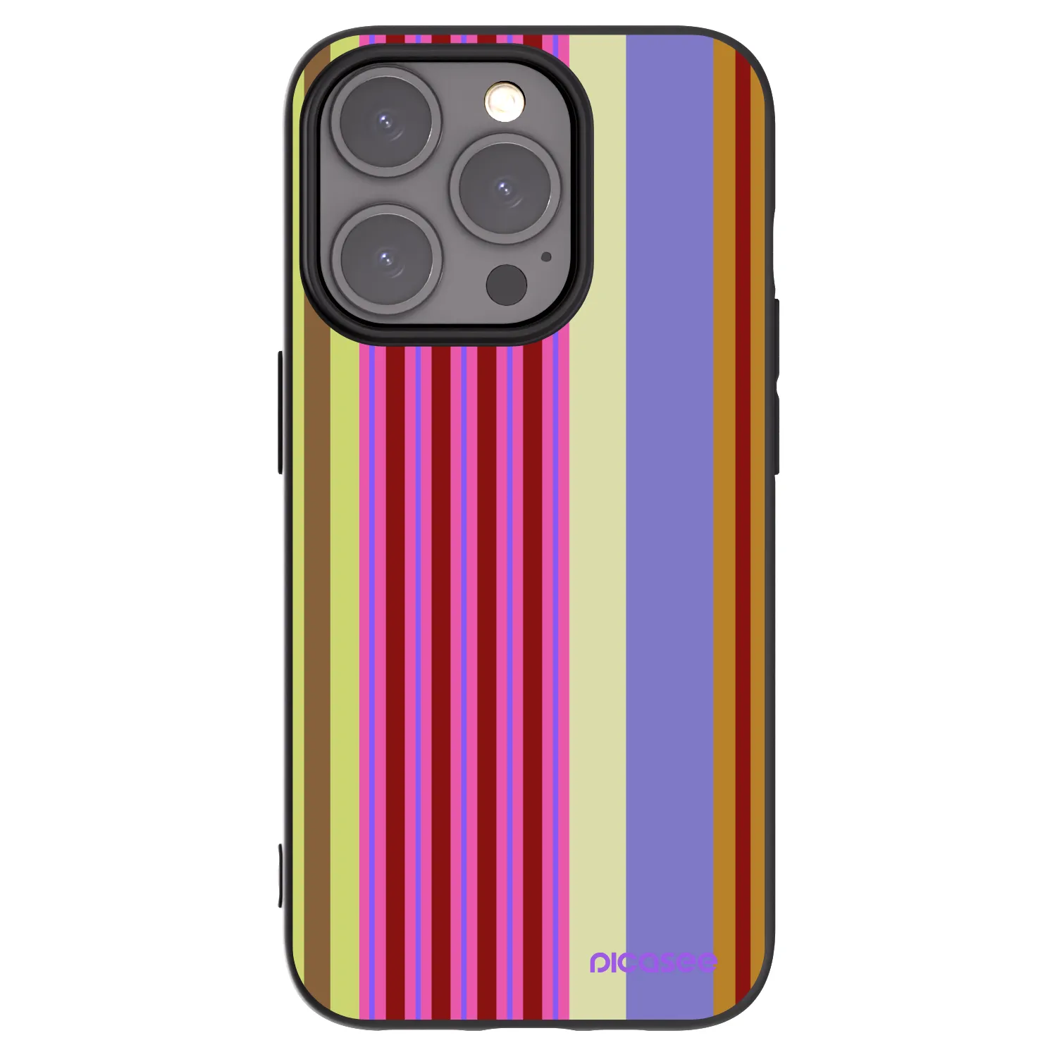 Picasee silikonowe czarne etui na Apple iPhone 15 Pro - Late checkout