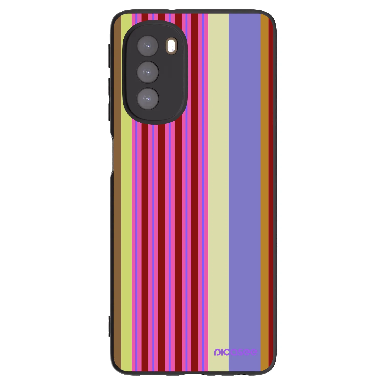 Picasee silikonowe czarne etui na Motorola Moto G51 - Late checkout