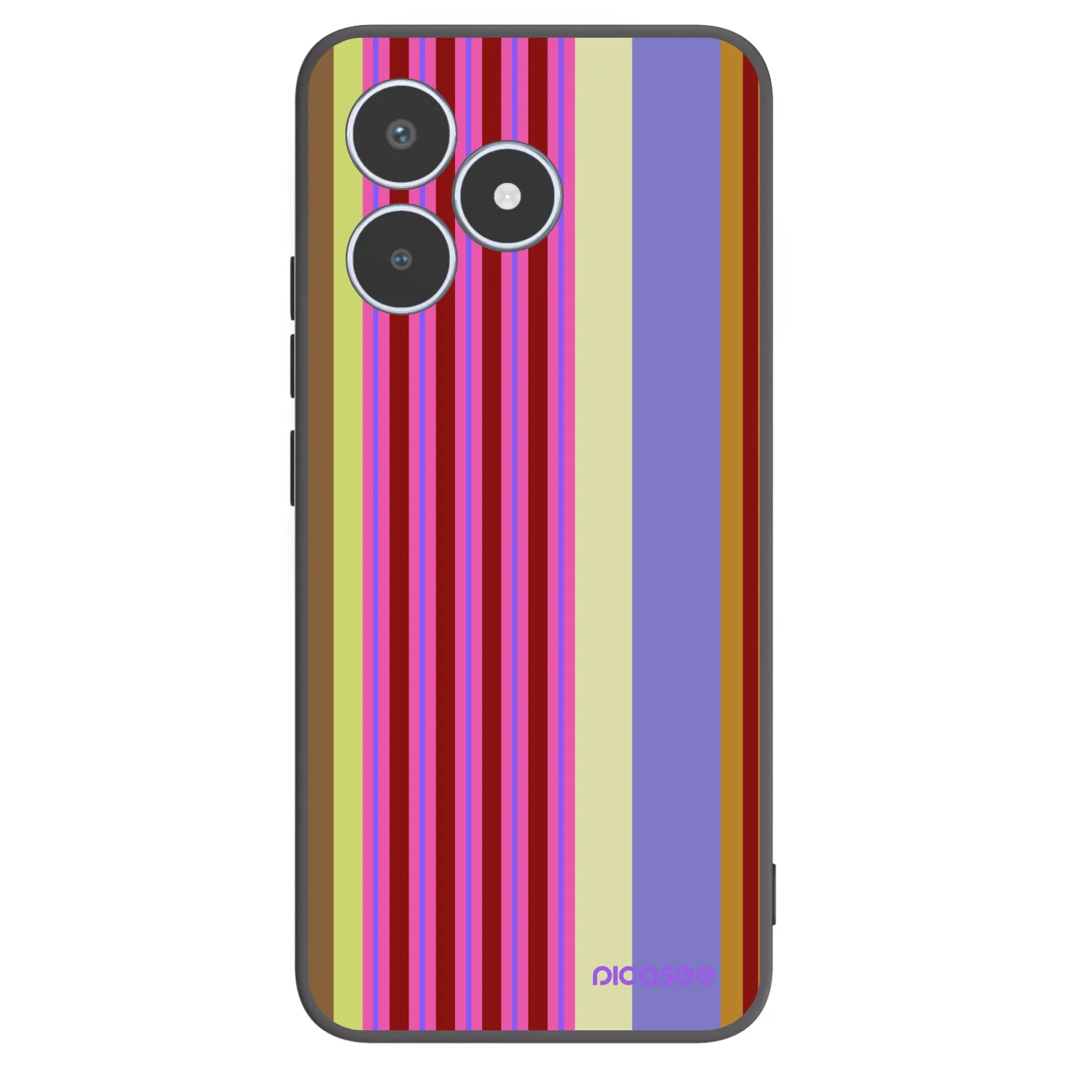 Picasee silikonowe czarne etui na Realme C53 - Late checkout