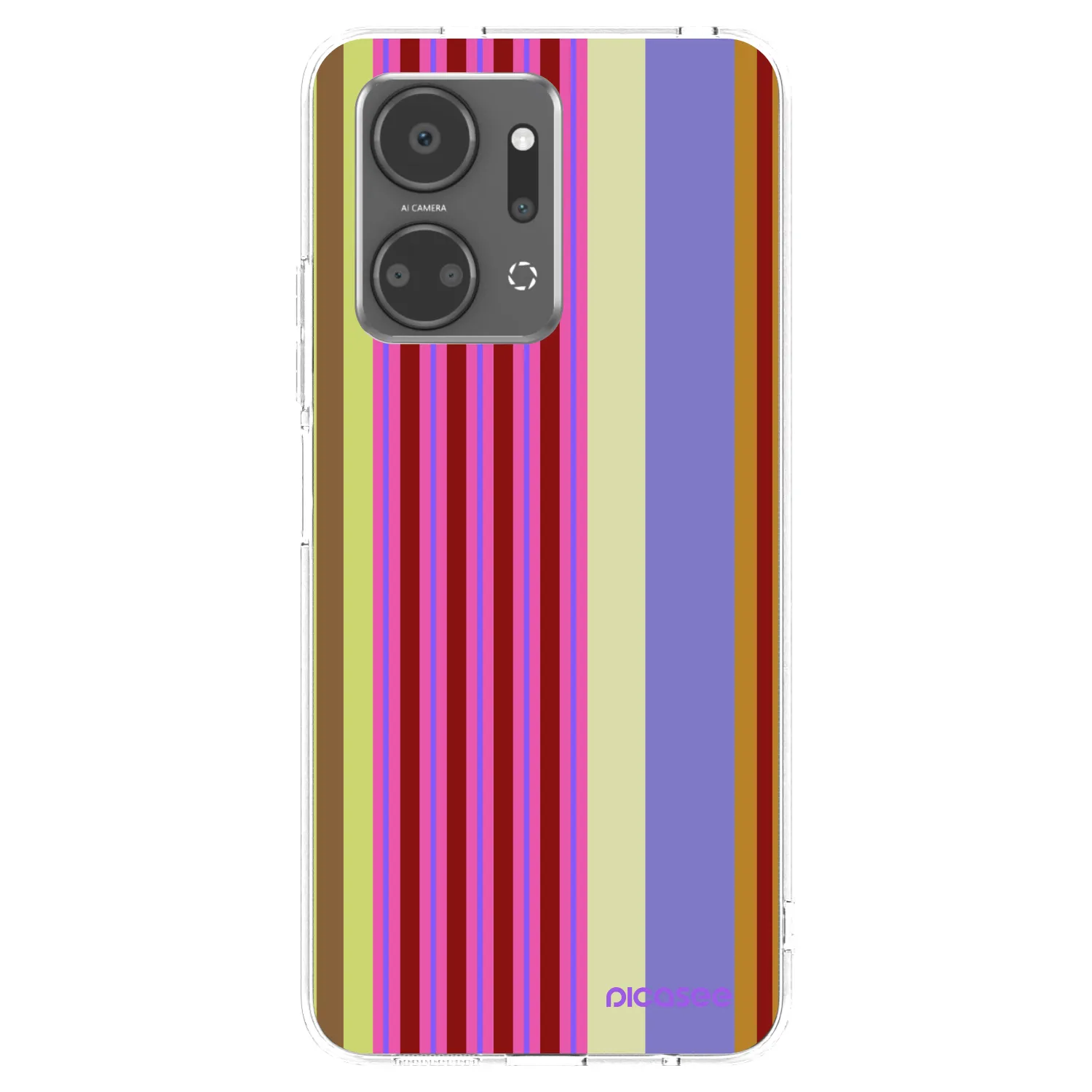 Picasee silikonowe przeźroczyste etui na Honor X7a - Late checkout