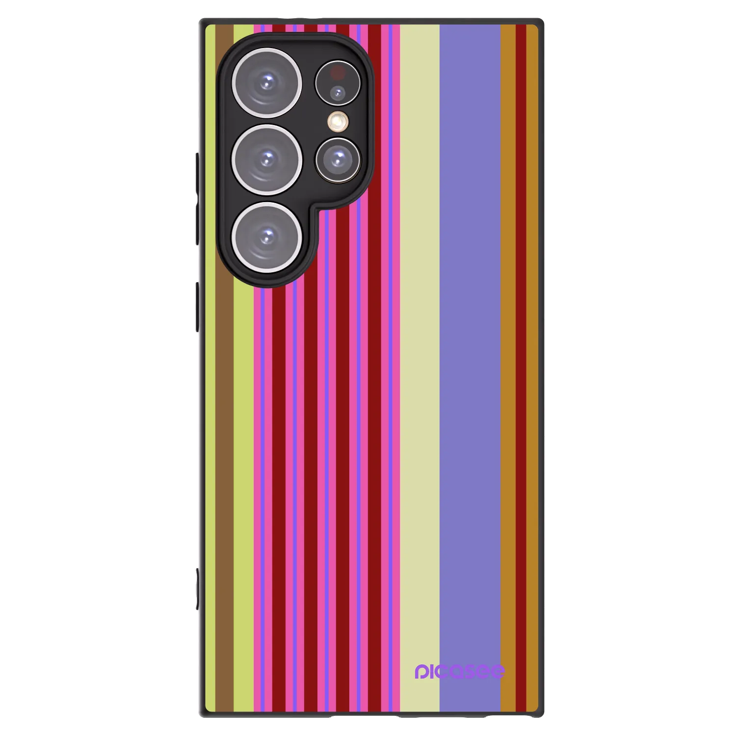 Picasee silikonowe czarne etui na Samsung Galaxy S24 Ultra S928B 5G - Late checkout