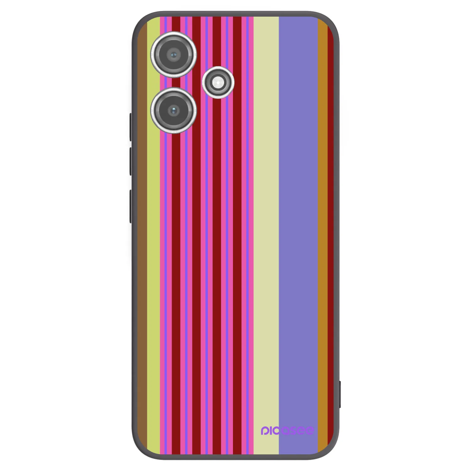 Picasee silikonowe czarne etui na Xiaomi Redmi 12 5G - Late checkout