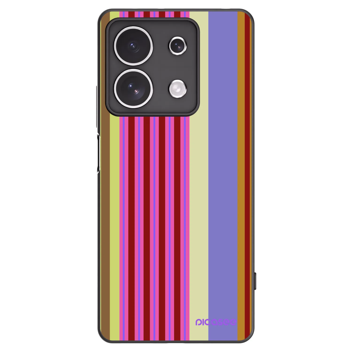Picasee silikonowe czarne etui na Xiaomi Redmi Note 13 4G - Late checkout