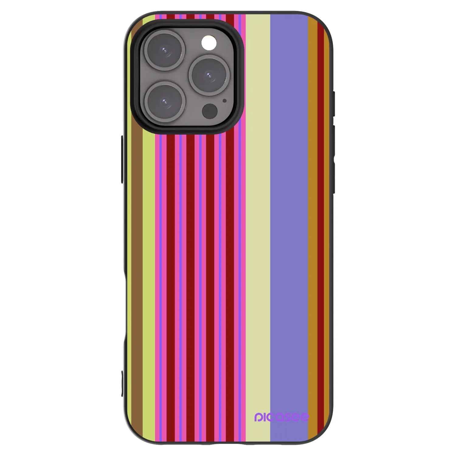 Picasee silikonowe czarne etui na Apple iPhone 16 Pro Max - Late checkout