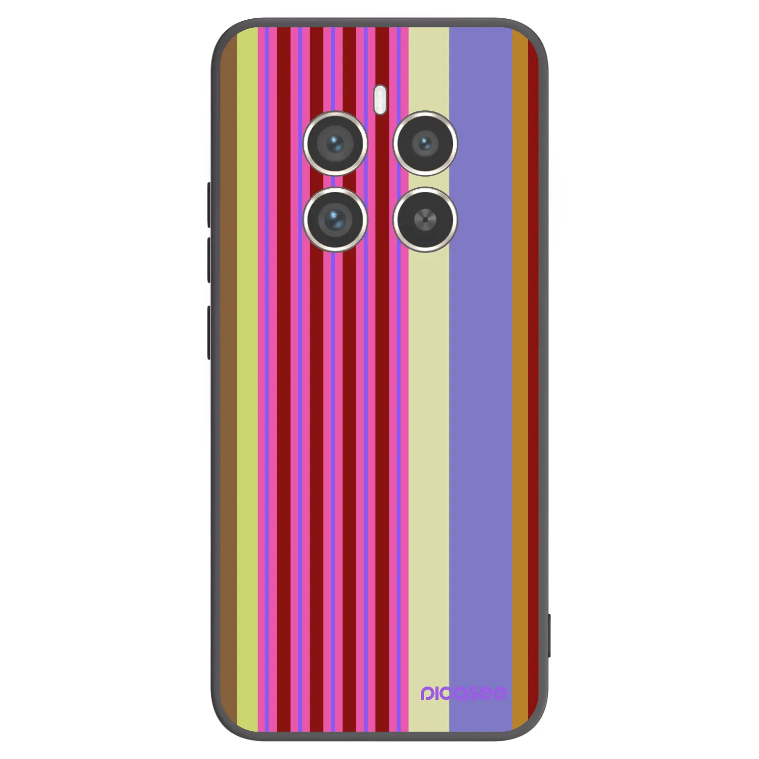 Picasee silikonowe czarne etui na Realme 12 Pro 5G - Late checkout