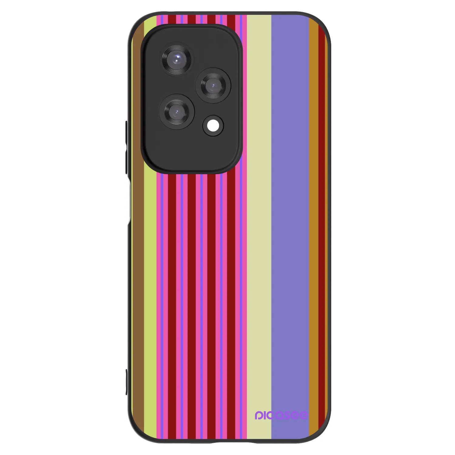 Picasee silikonowe czarne etui na Honor 200 Lite - Late checkout