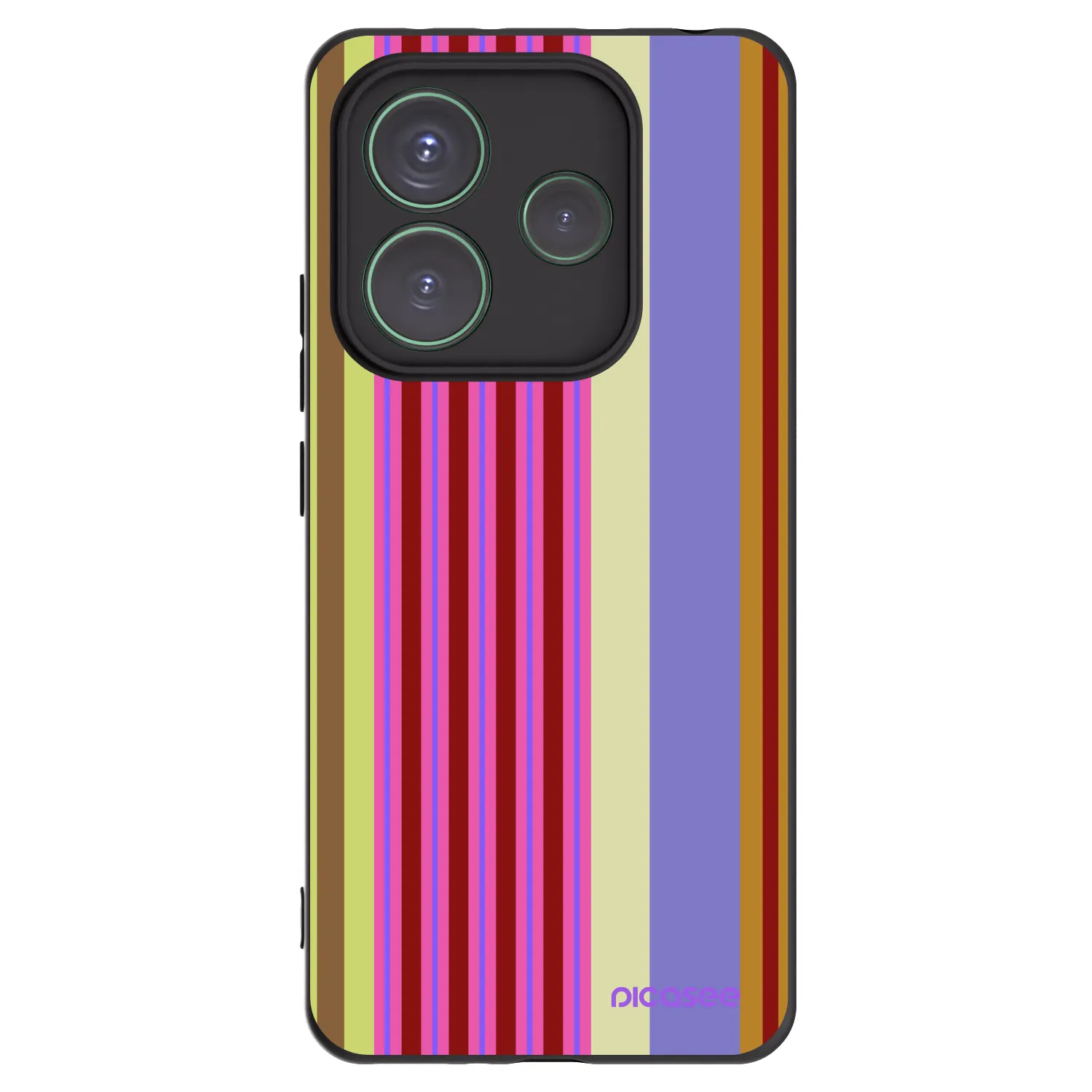 Picasee silikonowe czarne etui na Xiaomi Redmi Note 14 5G - Late checkout