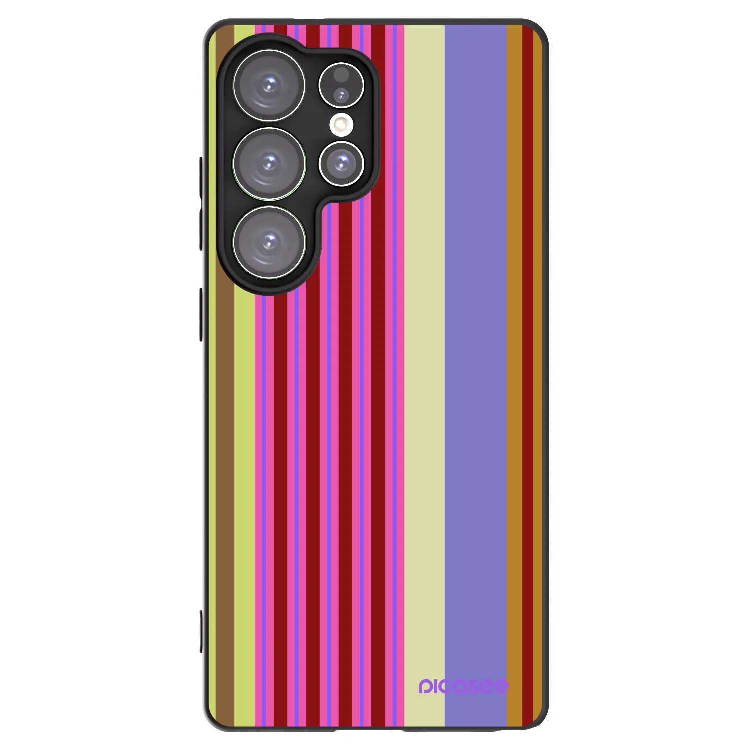 Picasee silikonowe czarne etui na Samsung Galaxy S25 Ultra 5G - Late checkout