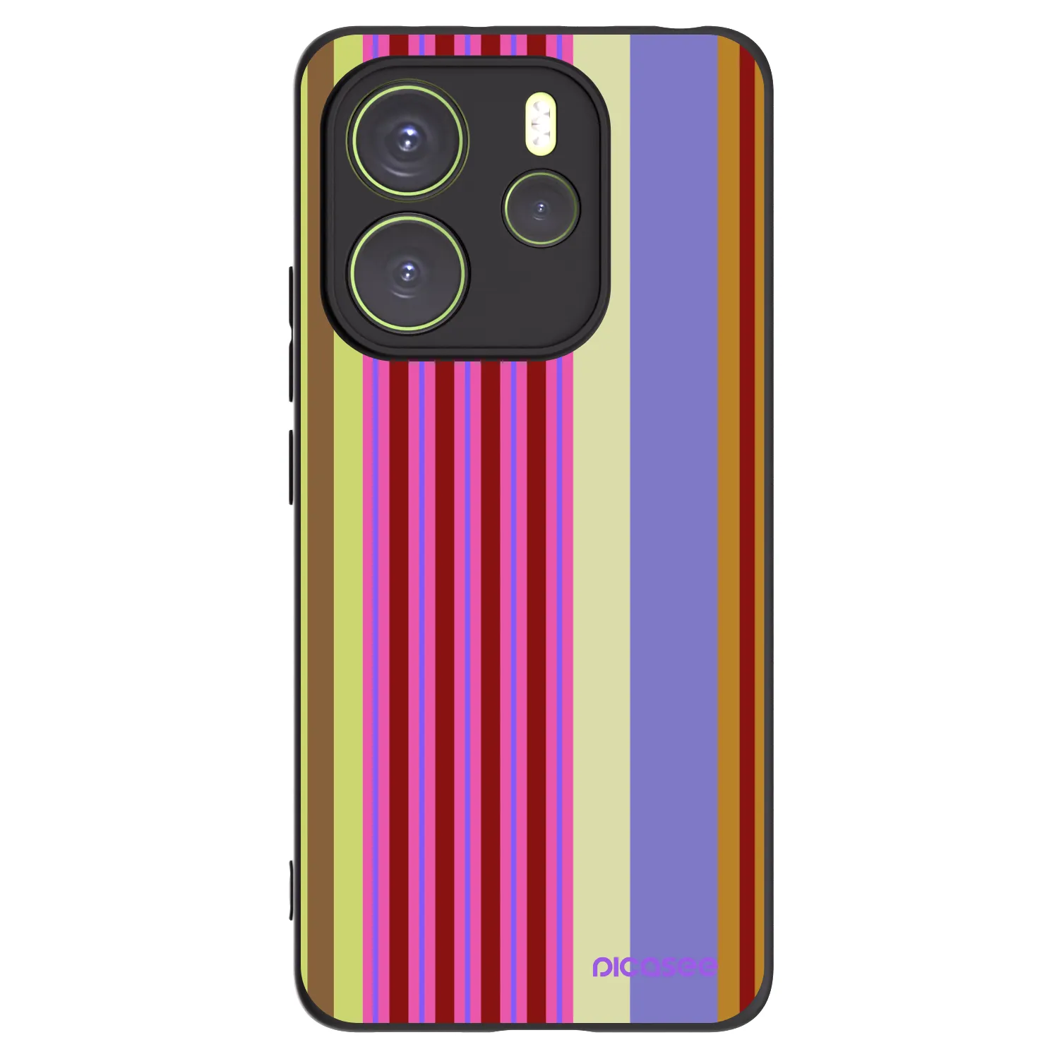 Picasee silikonowe czarne etui na Xiaomi Redmi Note 14 4G - Late checkout
