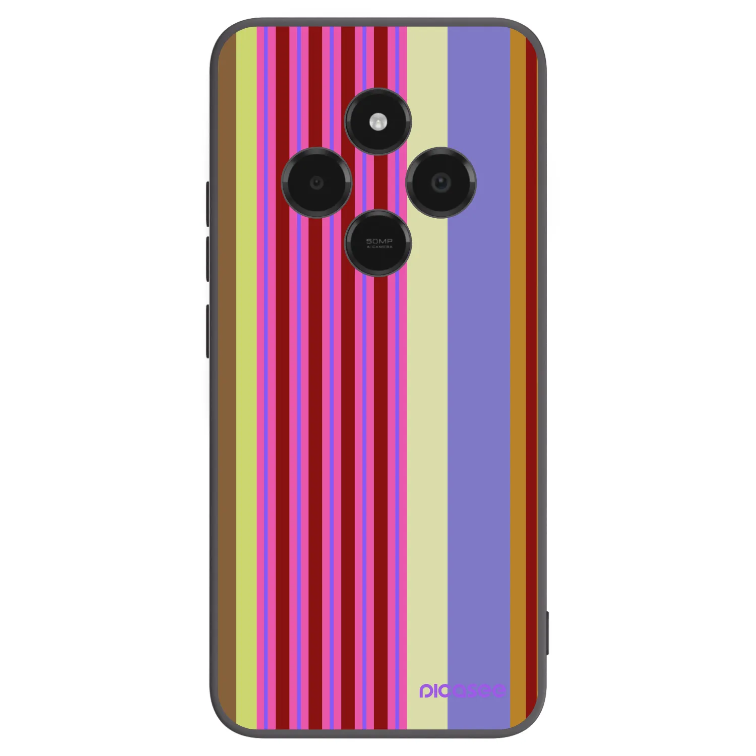 Picasee silikonowe czarne etui na Xiaomi Poco C75 - Late checkout