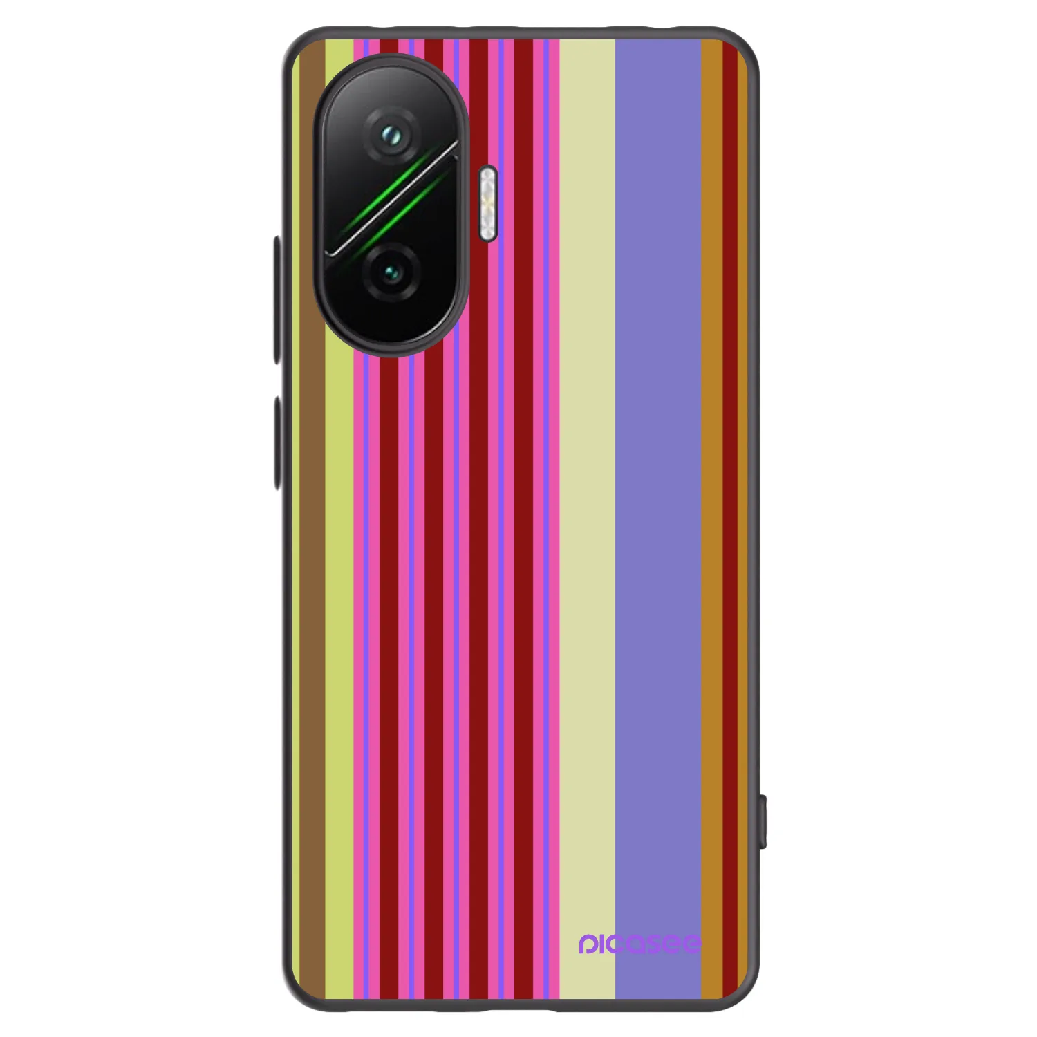 Picasee silikonowe czarne etui na Xiaomi Poco F7 Pro 5G - Late checkout