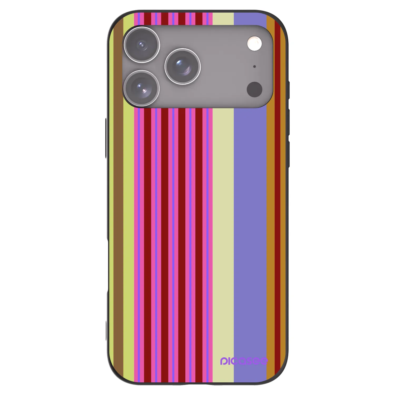 Picasee silikonowe czarne etui na Apple iPhone 17 Pro Max - Late checkout
