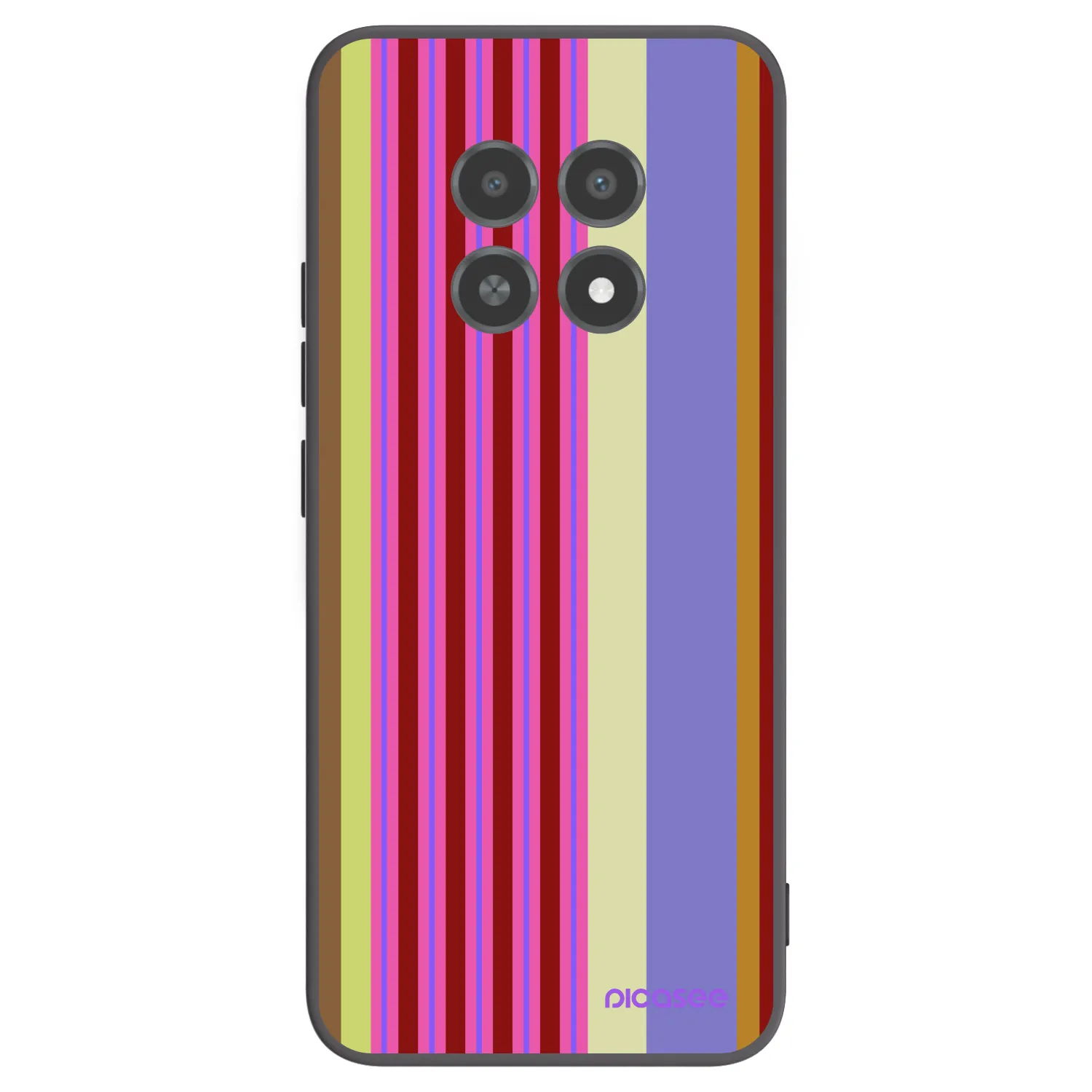 Picasee silikonowe czarne etui na Realme 12X - Late checkout