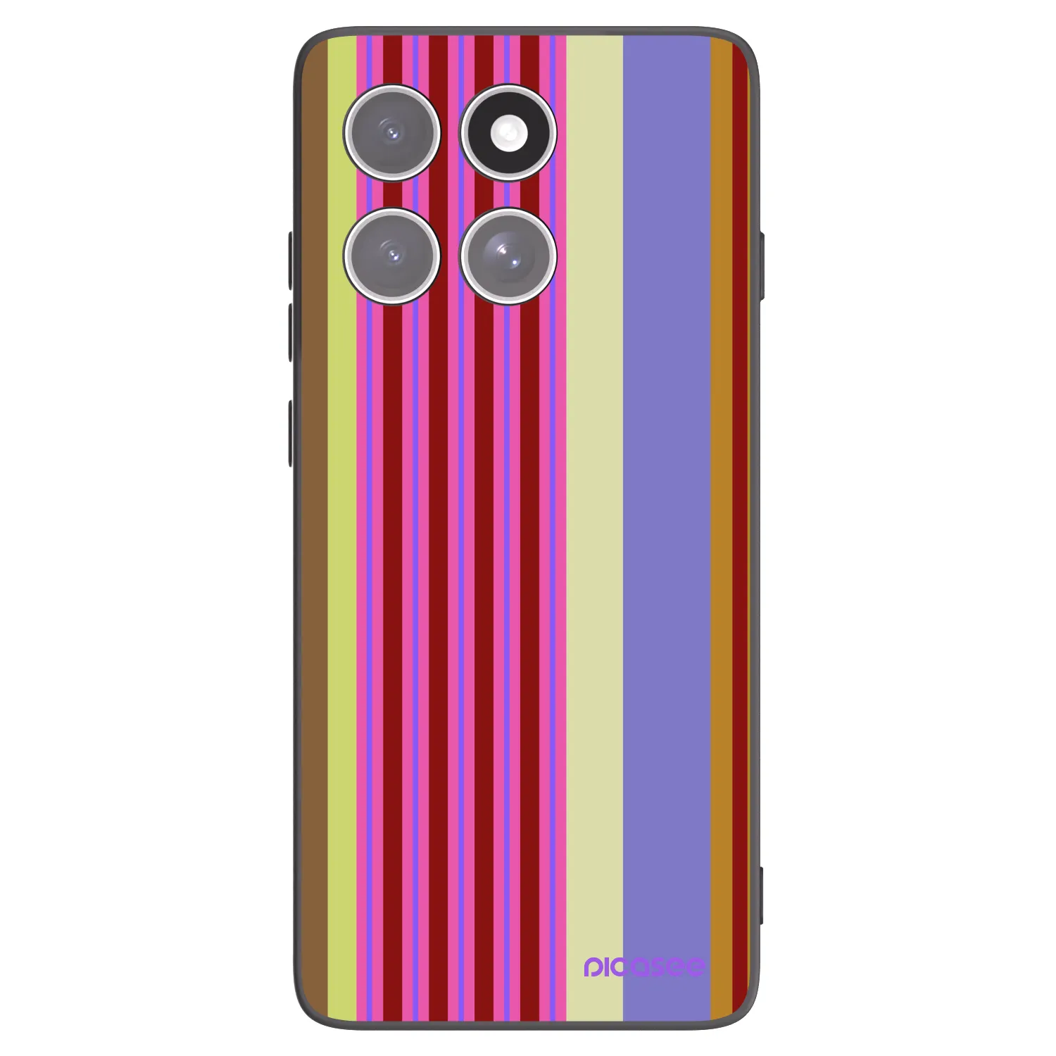Picasee silikonowe czarne etui na Motorola Edge 60 Pro - Late checkout