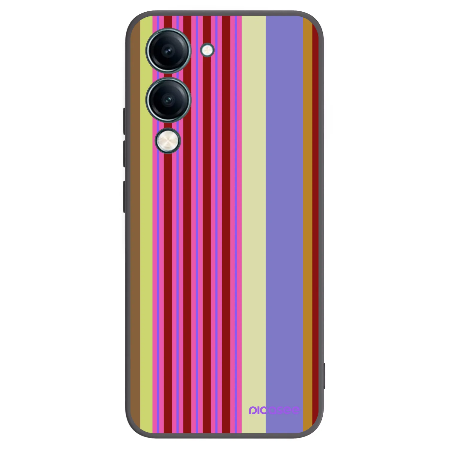 Picasee silikonowe czarne etui na Vivo Y29s 5G - Late checkout