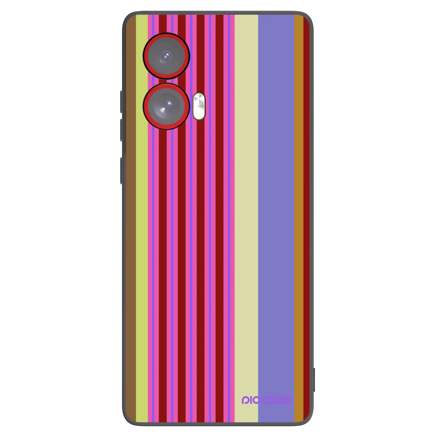 Picasee silikonowe czarne etui na Motorola Edge 50 Fusion - Late checkout