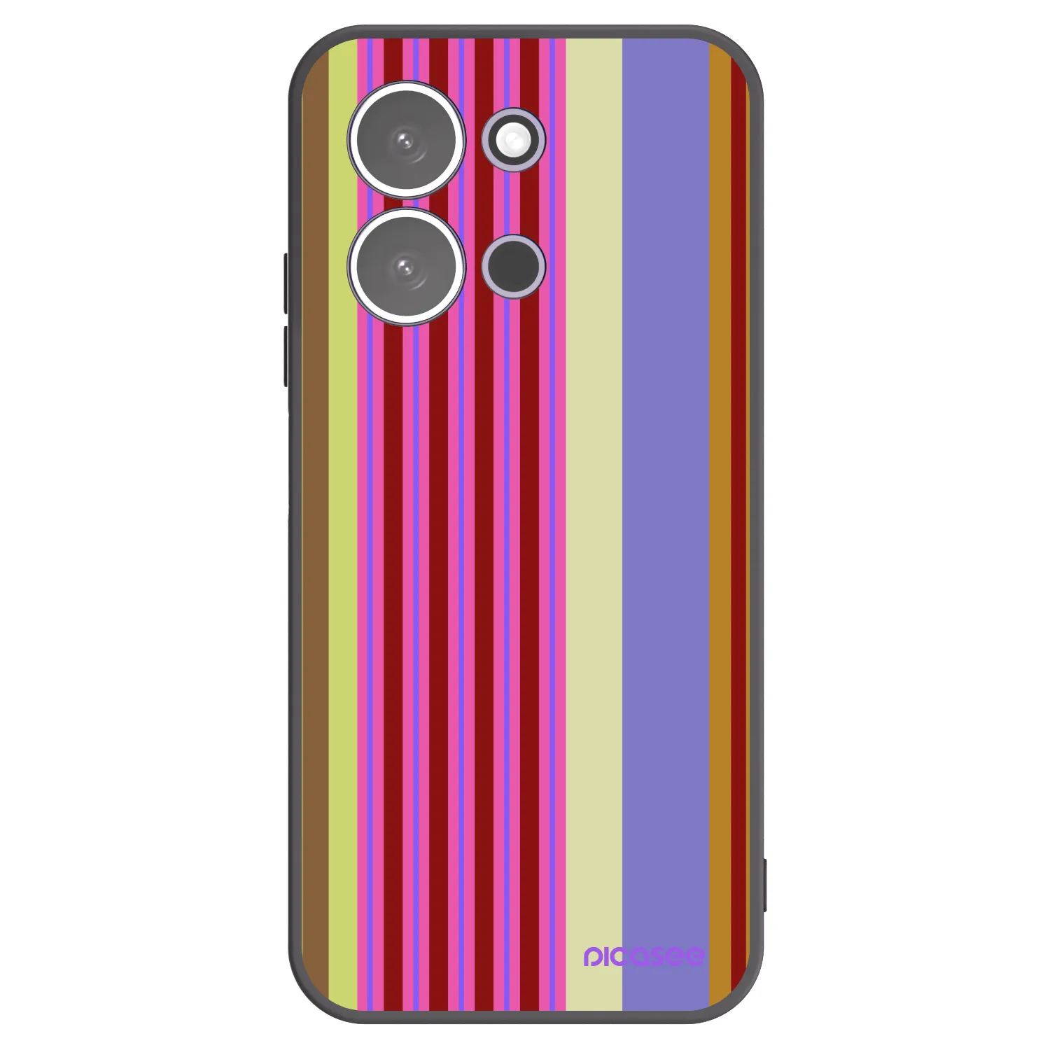 Picasee silikonowe czarne etui na Xiaomi Redmi 15C 5G - Late checkout