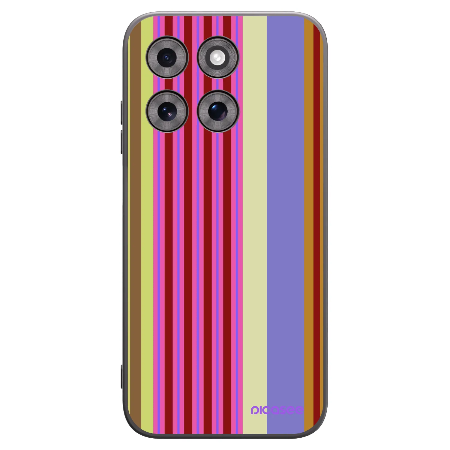 Picasee silikonowe czarne etui na Motorola Moto G77 - Late checkout