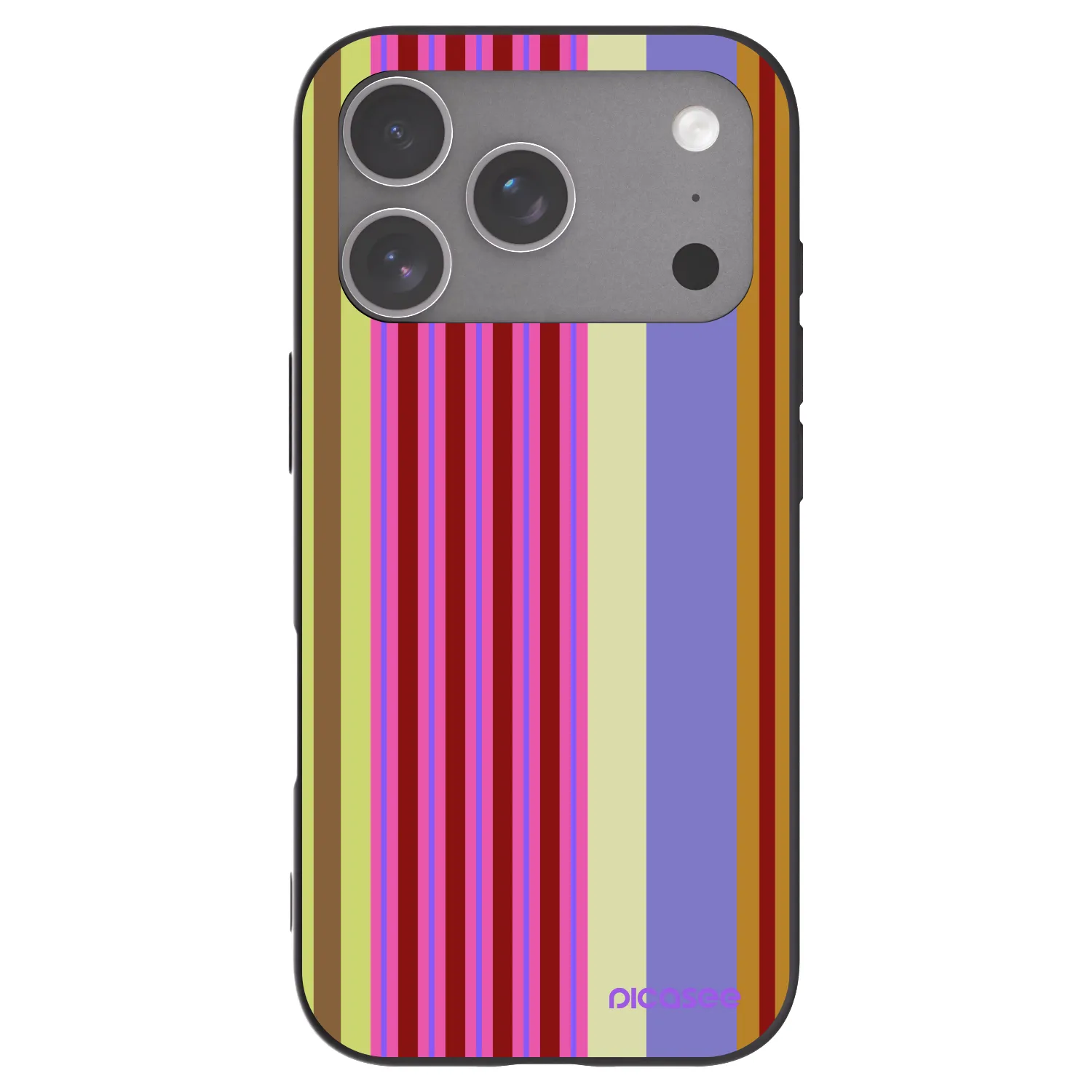 Picasee silikonowe czarne etui na Apple iPhone 18 Pro - Late checkout