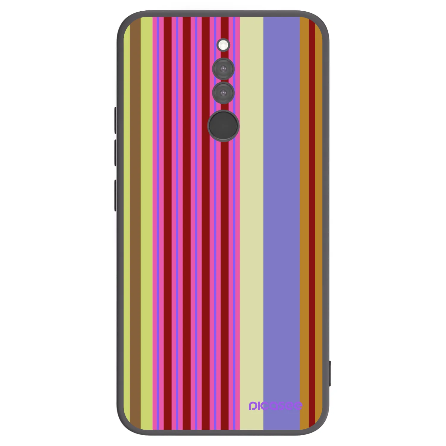 Picasee silikonowe czarne etui na Xiaomi Redmi 8 - Late checkout