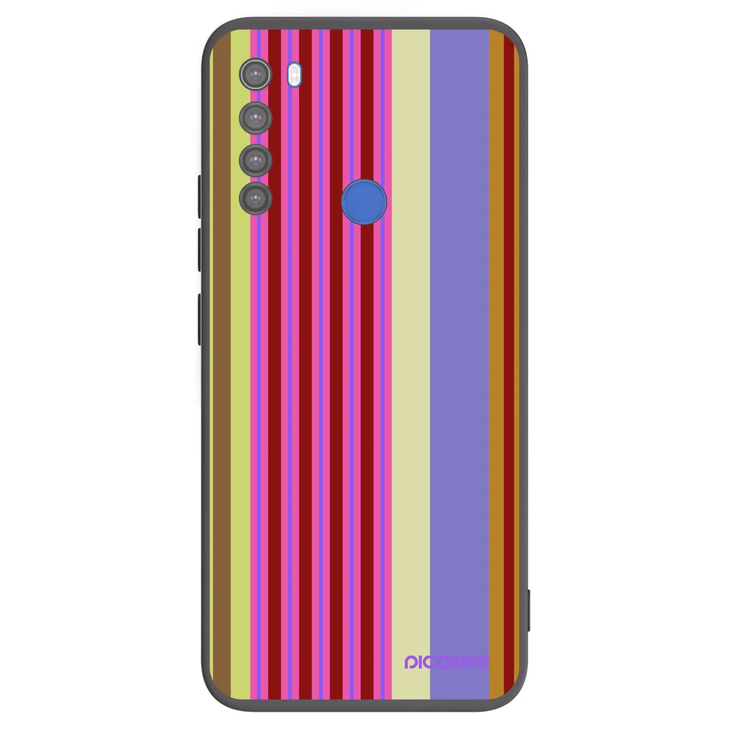 Picasee silikonowe czarne etui na Xiaomi Redmi Note 8T - Late checkout