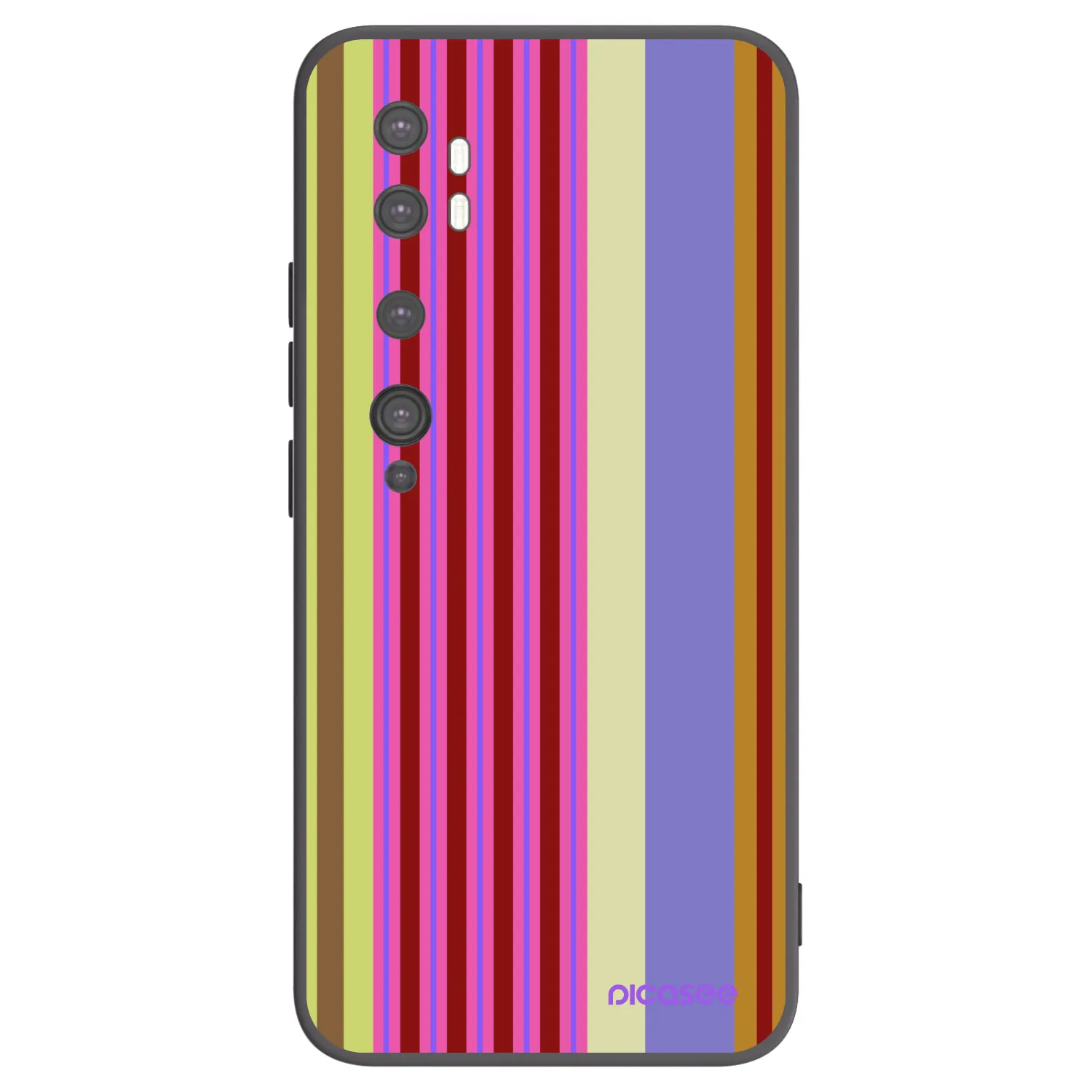Picasee silikonowe czarne etui na Xiaomi Mi Note 10 (Pro) - Late checkout