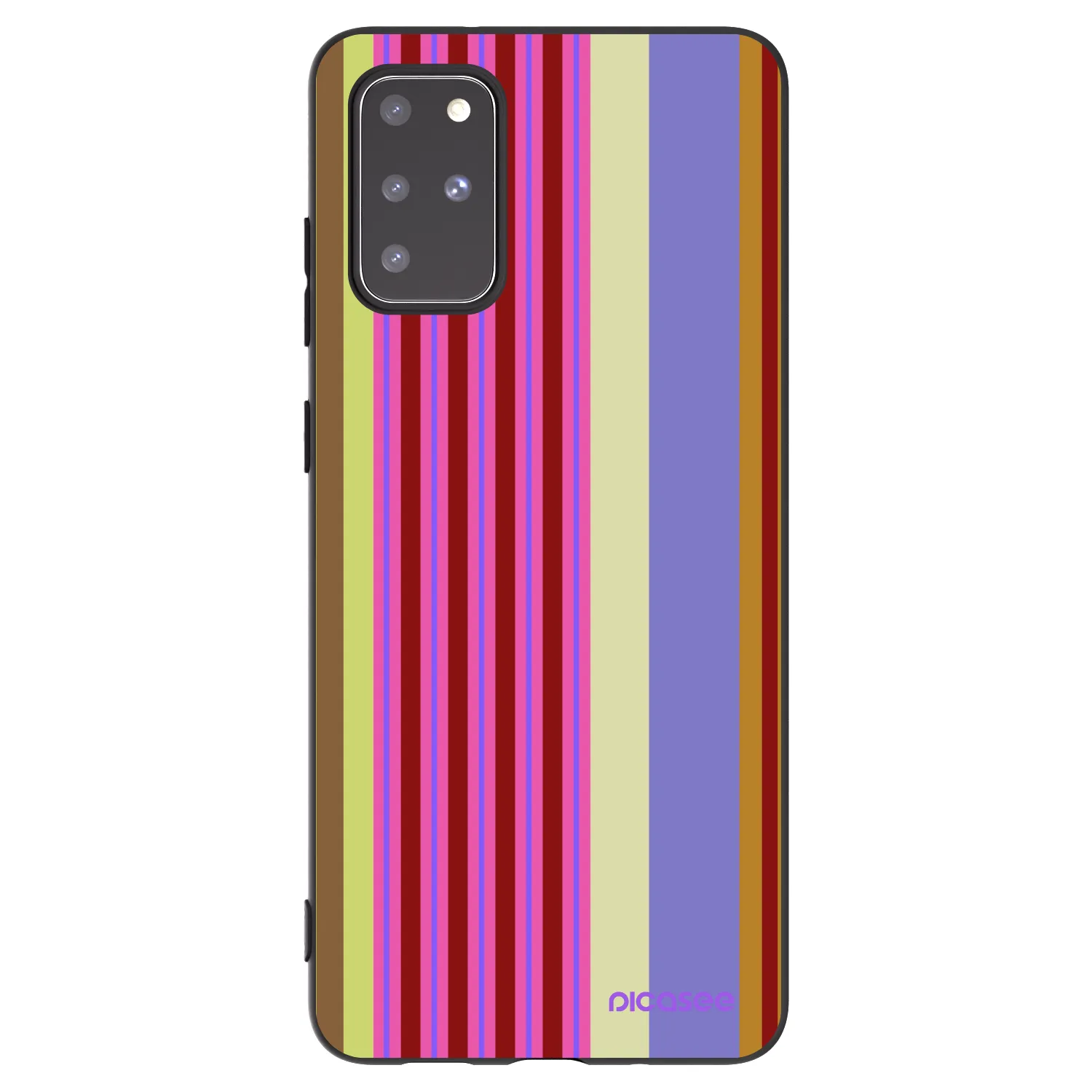 Picasee silikonowe czarne etui na Samsung Galaxy S20+ G985F - Late checkout