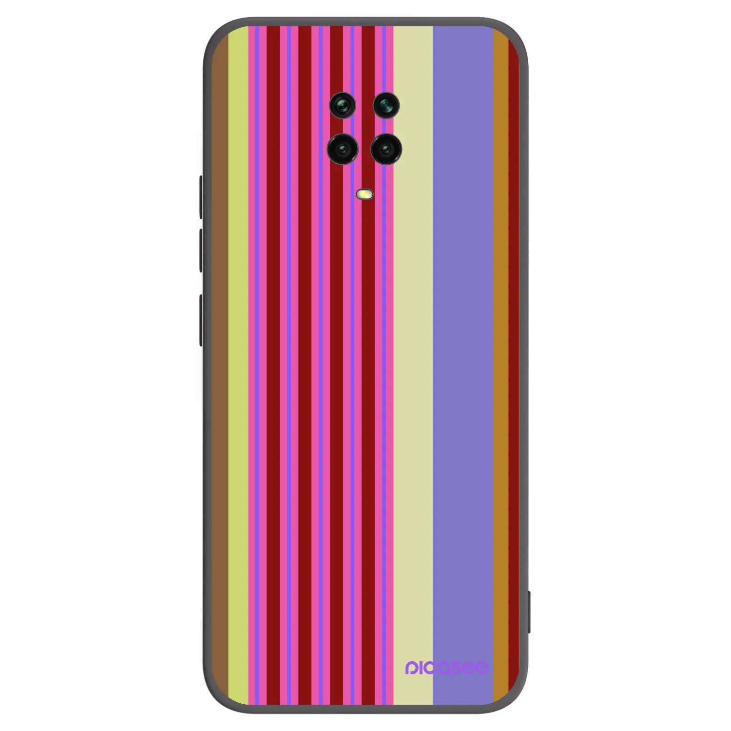 Picasee silikonowe czarne etui na Xiaomi Redmi Note 9 Pro - Late checkout