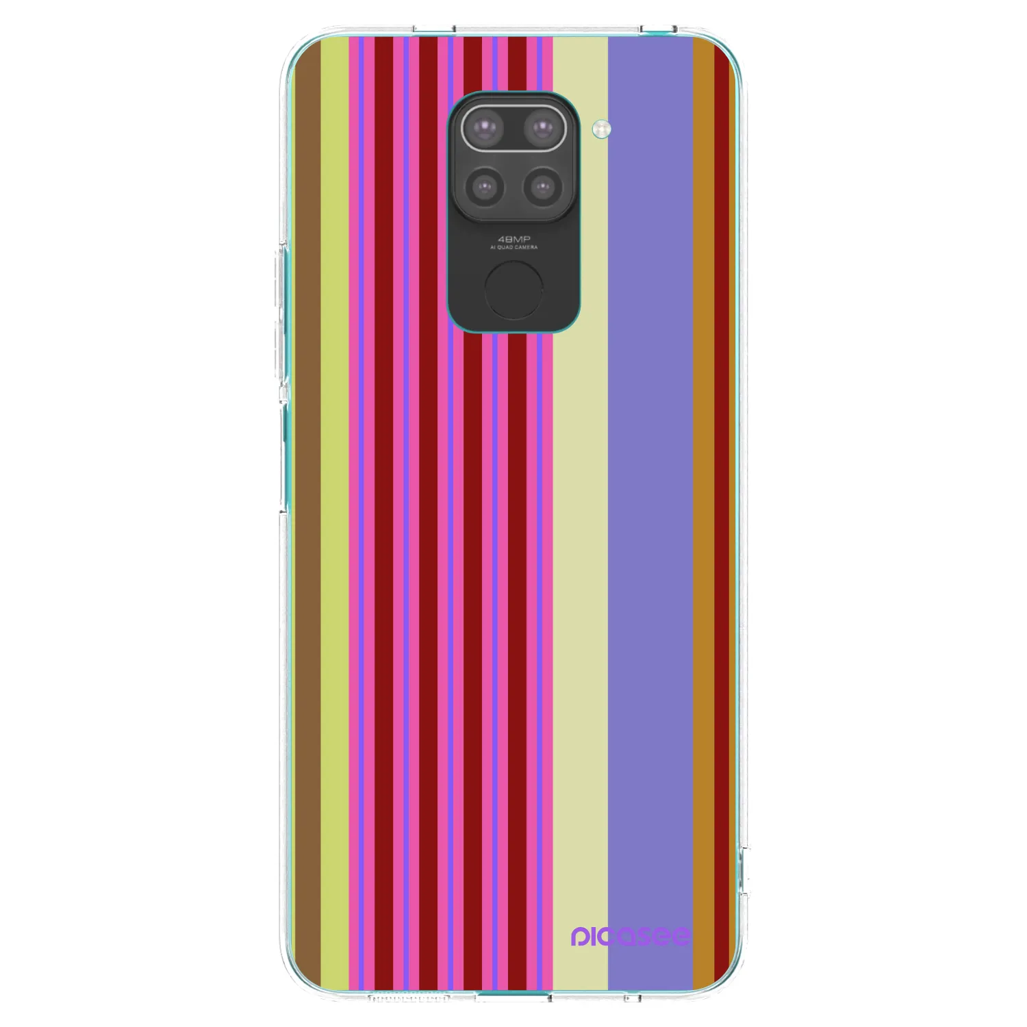 Picasee silikonowe czarne etui na Xiaomi Redmi Note 9 - Late checkout