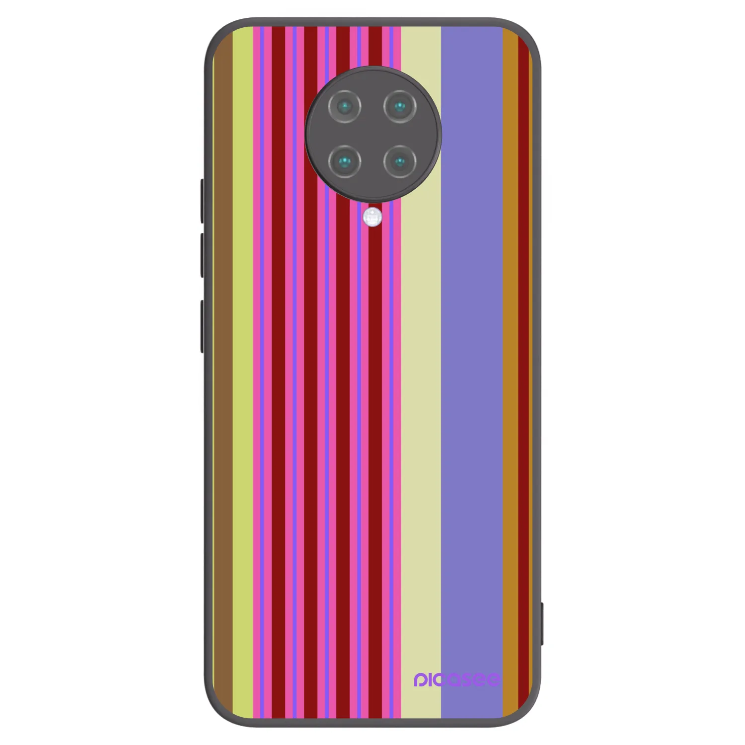 Picasee silikonowe czarne etui na Xiaomi Poco F2 Pro - Late checkout