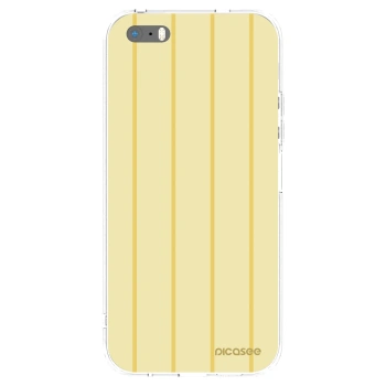 Picasee silikonowe przeźroczyste etui na Apple iPhone 5/5S/SE - Liquid sunshine