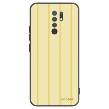 Picasee silikonowe czarne etui na Xiaomi Redmi 9 - Liquid sunshine