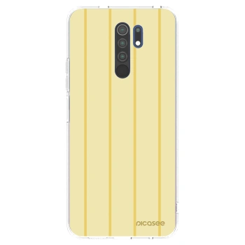 Picasee silikonowe przeźroczyste etui na Xiaomi Redmi 9 - Liquid sunshine