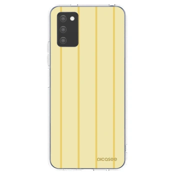 Picasee silikonowe przeźroczyste etui na Samsung Galaxy A02s A025G - Liquid sunshine