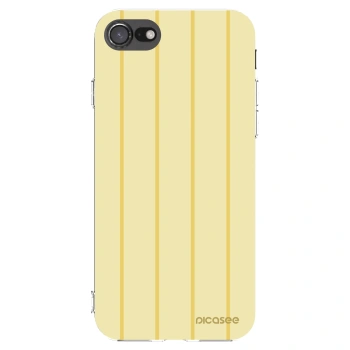 Picasee silikonowe przeźroczyste etui na Apple iPhone SE 2022 - Liquid sunshine