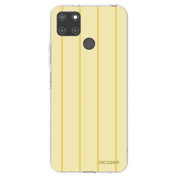 Picasee silikonowe przeźroczyste etui na Realme C21Y - Liquid sunshine