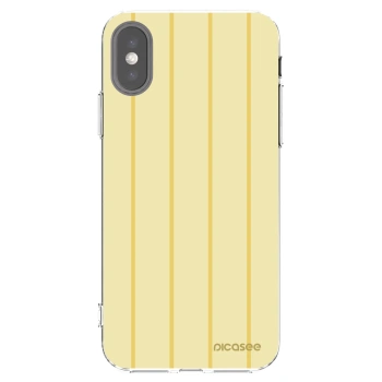 Picasee silikonowe przeźroczyste etui na Apple iPhone X/XS - Liquid sunshine