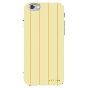 Picasee silikonowe przeźroczyste etui na Apple iPhone 6/6S - Liquid sunshine