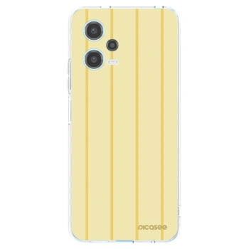 Picasee silikonowe przeźroczyste etui na Xiaomi Redmi Note 12 5G - Liquid sunshine