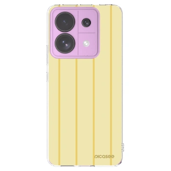 Picasee silikonowe przeźroczyste etui na Xiaomi Redmi Note 13 Pro 5G - Liquid sunshine