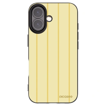 Picasee silikonowe czarne etui na Apple iPhone 16 - Liquid sunshine