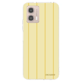 Picasee silikonowe przeźroczyste etui na Motorola Moto G53 5G - Liquid sunshine