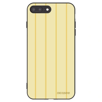 Picasee silikonowe czarne etui na Apple iPhone 8 Plus - Liquid sunshine