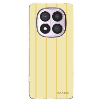 Picasee silikonowe przeźroczyste etui na Xiaomi Redmi Note 14 Pro 5G - Liquid sunshine