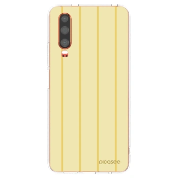 Picasee silikonowe przeźroczyste etui na Huawei P30 - Liquid sunshine