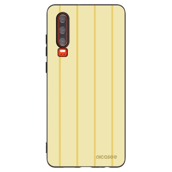 Picasee silikonowe czarne etui na Huawei P30 - Liquid sunshine