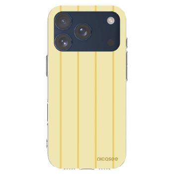 Picasee silikonowe przeźroczyste etui na Apple iPhone 17 Pro - Liquid sunshine